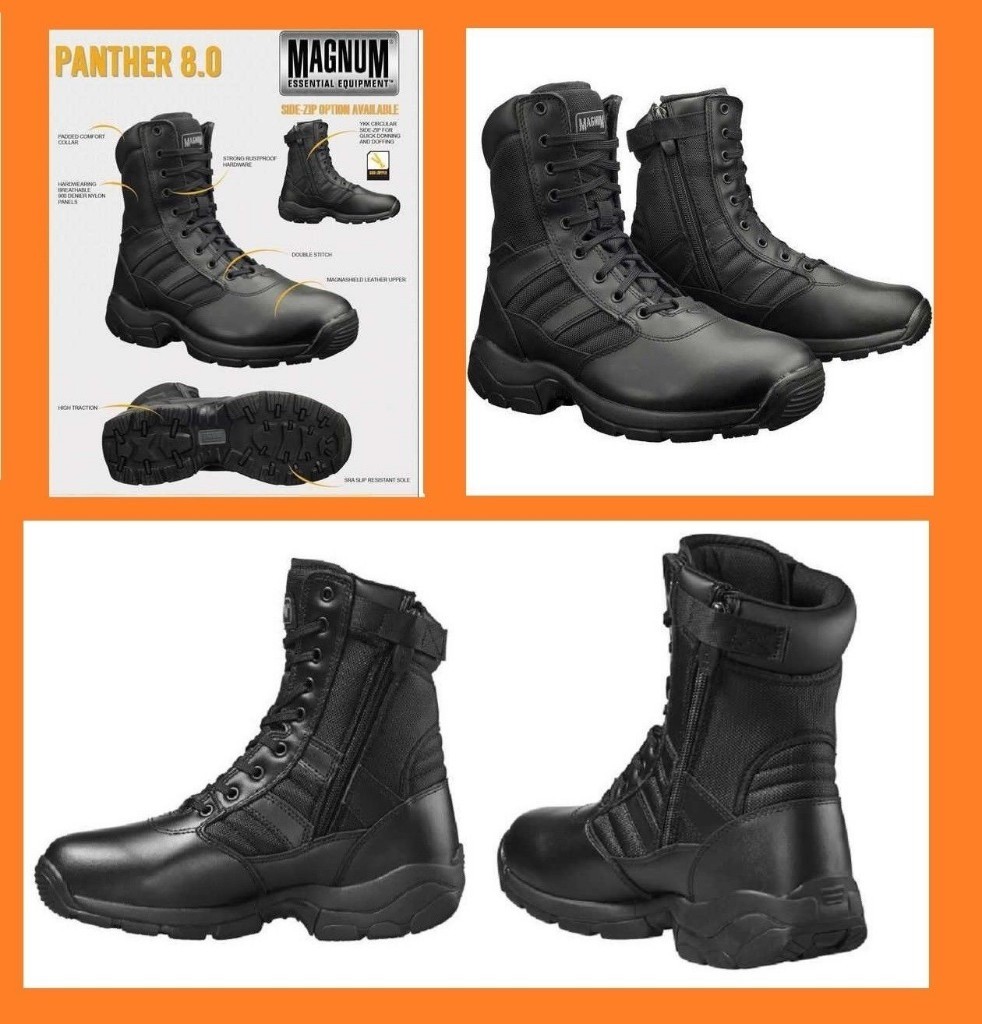 magnum panther 8.0 side zip work boot